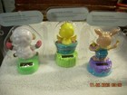 Solar Powered Dancing Bobblehead Toy Set Of 3 Bunny Lamb Duck New Nip