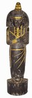 Large 3  Tall King Egyptian Pharaoh God Wooden Mummy Casket Sarcophagus Spirit