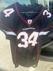 Rare 2010 Tim Hightower Arizona Cardinals Autographed Game Used Nfl Jersey Coa