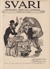 1930 Latvia Anti-semitic Cover Magazine Svari Satire On Greedy Jewish Merchants