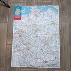 Esso Map Of Germany Deutschland Vtg Travel Folding Map 24  X 32 25 