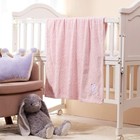 Crevent 30  x40   Cute Plush Cozy And Warm Fleece Baby Blanket 30 x40   Pink 