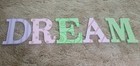 Wooden Wall Hanging Letters Dream For Nursery