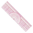  Engineers  Protractor Ruler  6   15cm  Transparent  w-8  Plastic