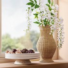 Scalloped Edge Woven Vase - Threshold