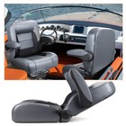 Northcaptain Reclining Pontoon Captain s Chair Bucket Seat black charcoal