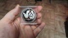 Belarus 20 Rubles 2007  International Polar Year  Penguins  1 Oz 999 Silver