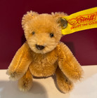 Vintage Steiff Original Teddy Bear Beige 0201 11 Mini 4    Bendable Tag   Button