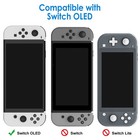 For Nintendo Switch Oled Clear Hard Case Anti-scratch Grip Pc Cover Shell