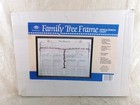 Chadwick Framed Family Tree Chart 7 Generation Genealogy Poster Blank