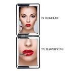 Compact Vanity Mirror For Men  Black Travel Makeup Mirror For Handbag Pocket New