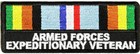 Armed Forces Expeditionary Veteran Ribbon Patch Afem