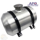 Fuel  gas Tank 2 5 Gallon 12  X8  Center Fill Spun Aluminum Round 1 4 Npt New