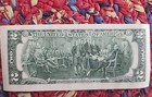 Error Misalgned Off Center 2013  2 Dollar Bill Super Rare   L83068835a