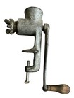 Vintage Universal No  1 Food Meat Grinder Hand Crank  Table Mount Made In Usa