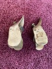 Lot Of 2 Mini Wood Planes With Copper Bodies For Luthier Or Violin Maker Antique