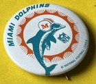1970 Miami Dolphins Vintage Nfl Afl Football Pin Button Pin Badge 1 1 4  Pinback
