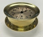 Seth Thomas Ship s Clock - Heavy Brass Case - Circa Wwii