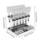 12-bottle Perfume Filling Machine Manual Liquid Dispenser For Essential Oils