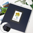 Photo Album 4x6 600 Photos  Leather Cover Extra Large Capacity Holds 600 Horizon