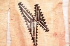 Lot Of 6 Vintage Polynesian Tapa Bark Cloth Pacific Islands Oceania Panels 18x17
