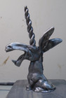 Rare Unicorn Legendary Creature Ratrod Hotrod Car Hood Ornament