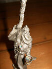 Traumwelt Pewter Wizard Sorcerer 1984 Crystallite Signed Bullene With Crystals