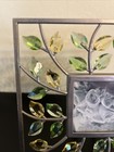 Yasmine Hurel Swarovski Crystal Leaves Photo Frame Green Yellow Crystals 2004