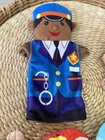 Melissa   Doug 4 Jolly Helpers Hand Puppets Construction Doctor Firefighter Read