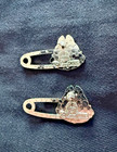 Disney Pin Set Hong Kong Disneyland Chip N Dale Safety Pin 2 Pins Hkdl Noc