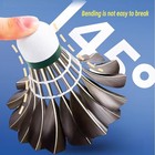 12-pack Feather Badminton Shuttlecocks With Great Stability And Durability shutt