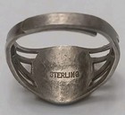 Vintage 1940s Girl Scouts Ring Size 4 5 Adjustable 925 Silver Tested