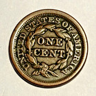 1854 Braided Hair Large Cent