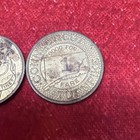 Vintage Lot Of 2 Connecticut Turnpike Fare Token Coins  h17 