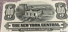 New York Central Railroad Company- Bond Certificate- 1921- 1000-grand Central