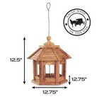 Pennington Cedar Gazebo Wild Bird Feeder  3 Lb  Hopper Capacity New Bird Watcher