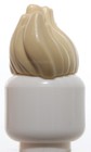 Lego Tan Minifigure Hair Mohawk Wide And Wavy