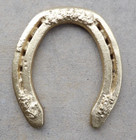 Vintage Antique Cast Iron Metal Horseshoe Barn Farm Primitive Repainted
