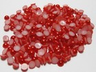 1000 Red Flatback Half Pearl Round Bead 6mm Flat Back Scrapbook Diy Craft