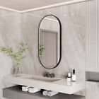 40 X 20   Wall Decor Mirror For Bathroom Black Metal Frame Horizontal vertical