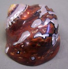 Beautiful Mother Of Pear Sea Shell Spiral Art Deco 3 5  X 2 