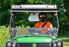 Superatv Scratch Resistant Flip Windshield For John Deere Gator