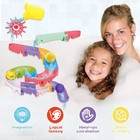 Toddler Bath Toys  Baby Bath Tub Toys With Slide Track And Elephant Shower Sp   