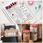 Letter Stencil Kit Planner Reusable Number Stencil Small Alphabet Templates