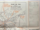 Original Vintage Map Ohio - Map Of The City Of Dayton - United States - 1930s