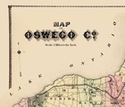 Historic County Map - Oswego County New York - Burr 1866 - 23 X 26 86
