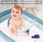 New    infant Bath Seat With Thermometer  Suction Cups  Toys - Toddler Bath Chair