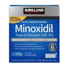 Kirkland Minoxidil 5  Extra Strength Mens 6 Month Bottles Hair Regrowth Solution
