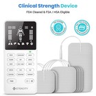 Etekcity 4-channel Rechargeable Tens Unit  Muscle Stimulator  Fsa Eligible