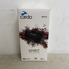 Cardo Spirit Single Bluetooth Motorcycle Intercom Ip65 Waterproof Sprt0001